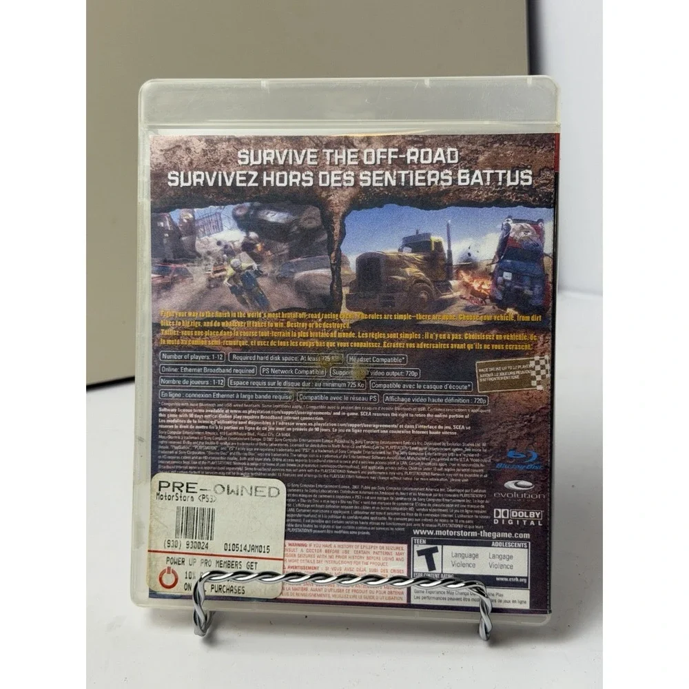 PlayStation 3 PS3 Game Motor Storm CIB Complete In Box